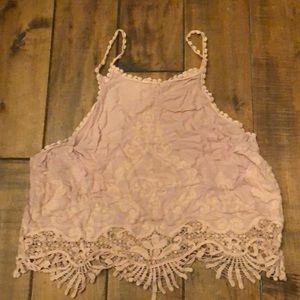 Embroidered Light Pink Top